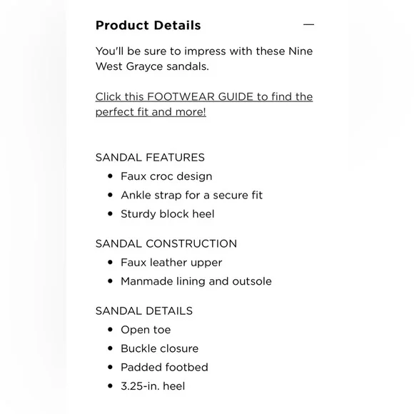 Nine West!😎Grayce 3-block heel sandals/blk-size-10 - Picture 10 of 10